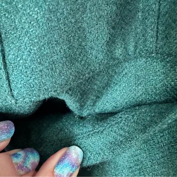 Madewell Assembly A-Line Skirt Size 4 Wool Blend Dark Green Lined Fall Winter - Picture 11 of 16